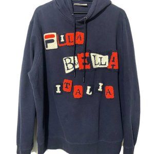 Vintage Fila Navy Blue Hoodie Slightly worn